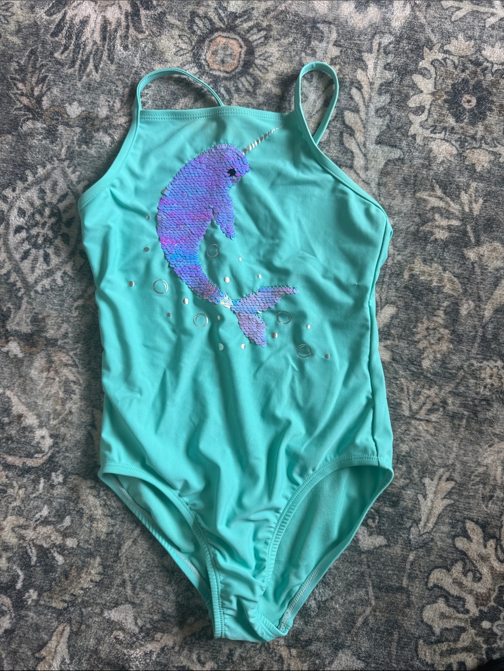 Girls Gap Sequin Swimsuit